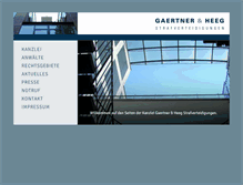 Tablet Screenshot of gaertner-heeg.de